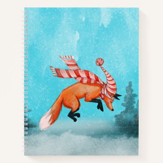 Jumping Fox Spiral Notitieboek (Voorkant)