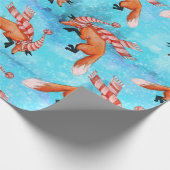 Jumping Fox Wrapping Papier (Hoek)