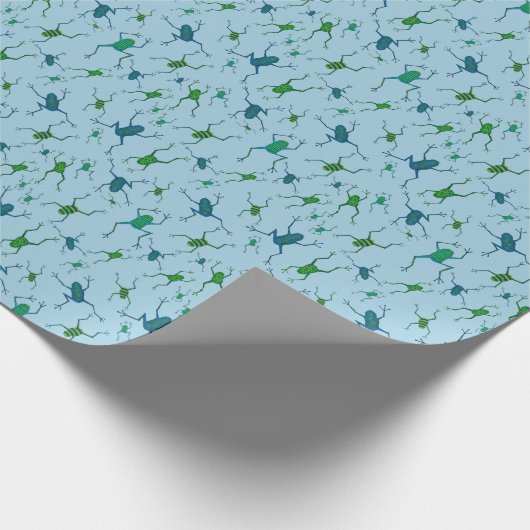 Jumping Frogs Dinner servet Cadeaupapier (Hoek)