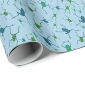 Jumping Frogs Dinner servet Cadeaupapier (Rol Hoek)