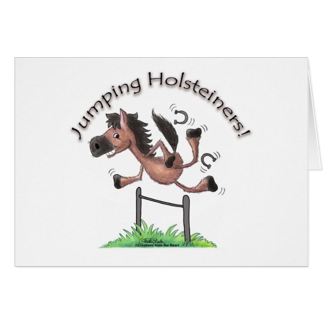 Jumping Holsteiners! (Voorkant Horizontaal)
