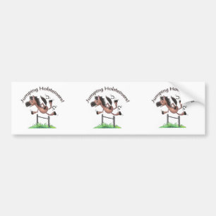 Jumping Holsteiners! Bumpersticker