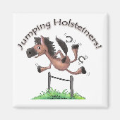 Jumping Holsteiners! Magneet (Voorkant)