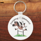 Jumping Holsteiners! Sleutelhanger (Voorkant)