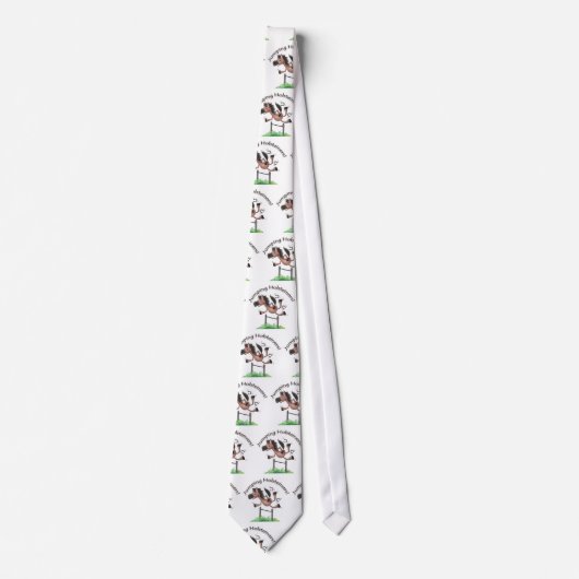 Jumping Holsteiners! Stropdas (Voorkant)