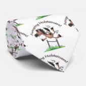 Jumping Holsteiners! Stropdas (Opgerold)