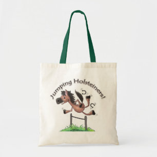 Jumping Holsteiners! Tote Bag