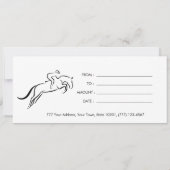 Jumping Horse | Horseback Riding | Paardentrainer (Achterkant)