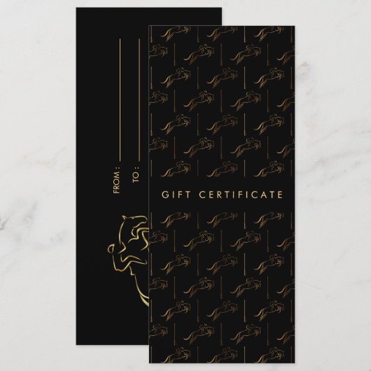 Jumping Horse | Horseback Riding | Paardentrainer (Voorkant / Achterkant)