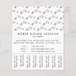 Jumping Horse | Horseback Riding | Paardentrainer Flyer