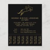 Jumping Horse | Horseback Riding | Paardentrainer Flyer (Voorkant)