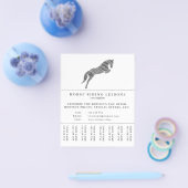 Jumping Horse | Horseback Riding | Paardentrainer Flyer (Enkel)