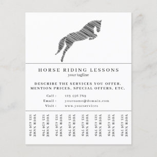 Jumping Horse   Horseback Riding   Paardentrainer Flyer