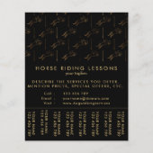 Jumping Horse | Horseback Riding | Paardentrainer Flyer (Voorkant)