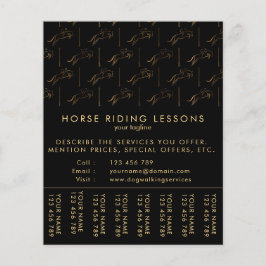 Jumping Horse | Horseback Riding | Paardentrainer Flyer