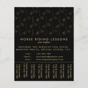 Jumping Horse   Horseback Riding   Paardentrainer Flyer
