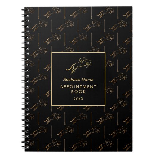 Jumping Horse | Horseback Riding | Paardentrainer Notitieboek (Voorkant)