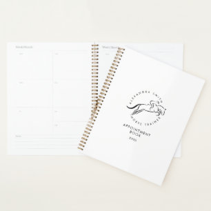 Jumping Horse Horseback Riding Paardentrainer Planner