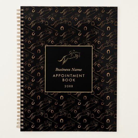 Jumping Horse | Horseback Riding | Paardentrainer Planner (Voorkant)