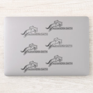Jumping Horse   Horseback Riding   Paardentrainer Sticker