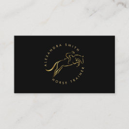 Jumping Horse | Horseback Riding | Paardentrainer Visitekaartje