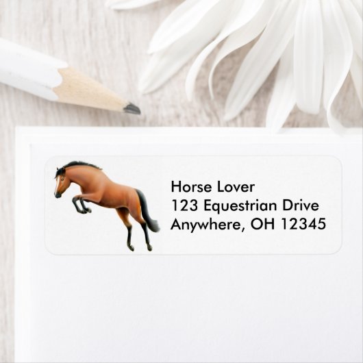Jumping Horse Label (Insitu)