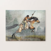 Jumping Horse Legpuzzel (Horizontaal)