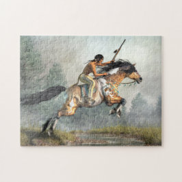 Jumping Horse Legpuzzel