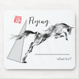 Jumping Horse    mouse pad   Muismat