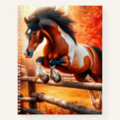 Jumping Horse Notitieboek (Voorkant)