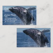 Jumping Humpback Whale Visitekaartjes (Voorkant / Achterkant)