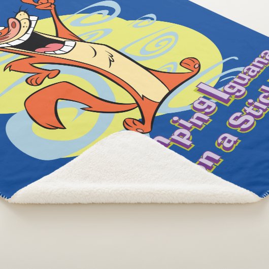 Jumping Igauna on a Stick!™ Sherpa Deken (3/4)