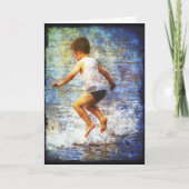 Jumping in Waves Kaart (Voorkant)