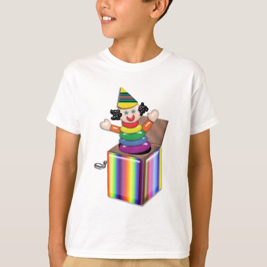 Jumping Jack in de doos T-shirt (Voorkant)