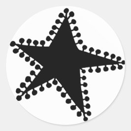 Jumping Jack Ronde Sticker