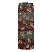 Jumping Jackalope Hoppy Feestdagen Thermosbeker (Achterkant)