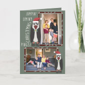 Jumping Jiminy Kerstfoto's - Gepersonaliseerd Feestdagen Kaart (Voorkant)