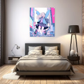 Jumping JK アートパネル｜寿司娘 Art Panel GenerativeAI Canvas Afdruk