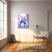 Jumping JK アートパネル｜寿司娘 Art Panel GenerativeAI Canvas Afdruk