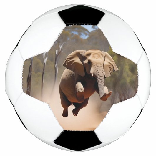Jumping Joy: de geanimeerde olifantensprong Voetbal (Voorkant)