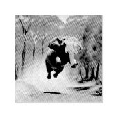 Jumping Joy: de geanimeerde olifantensprong Zelfinktende Stempel (Design)