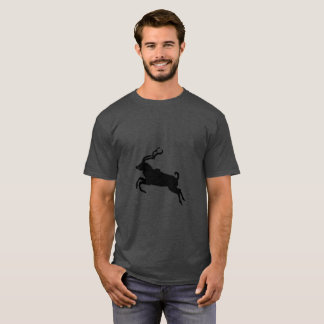 Jumping kudu silhouet t-shirt