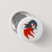 Jumping Ladybug Button (Voorkant /achterkant)