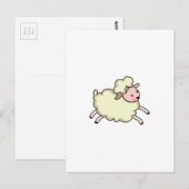 JUMPING LAMB BRIEFKAART (Voorkant / Achterkant)