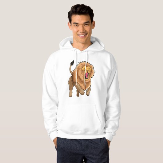 Jumping Lion Hoodie (Voorkant volledig)