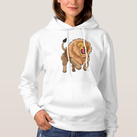 Jumping Lion Hoodie (Voorkant)