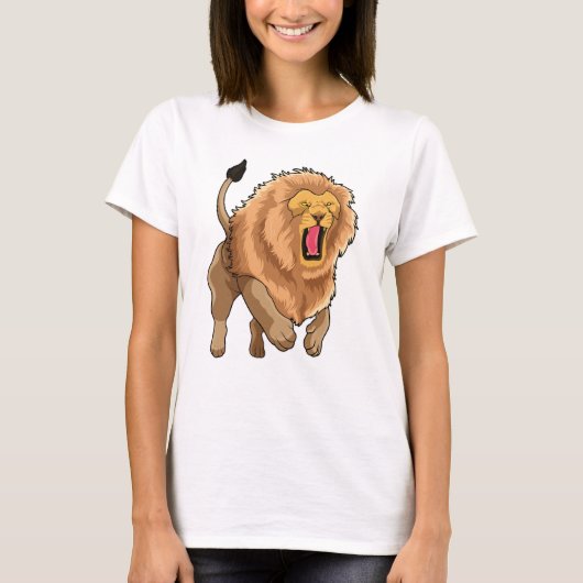 Jumping Lion T-shirt (Voorkant)