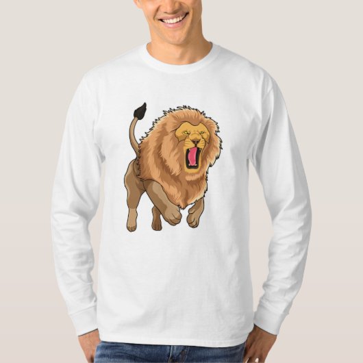 Jumping Lion T-shirt (Voorkant)