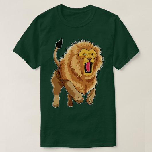 Jumping Lion T-shirt (Design voorkant)