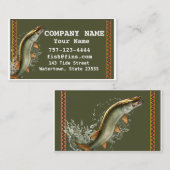 Jumping Muskie Visitekaartje (Voorkant / Achterkant)